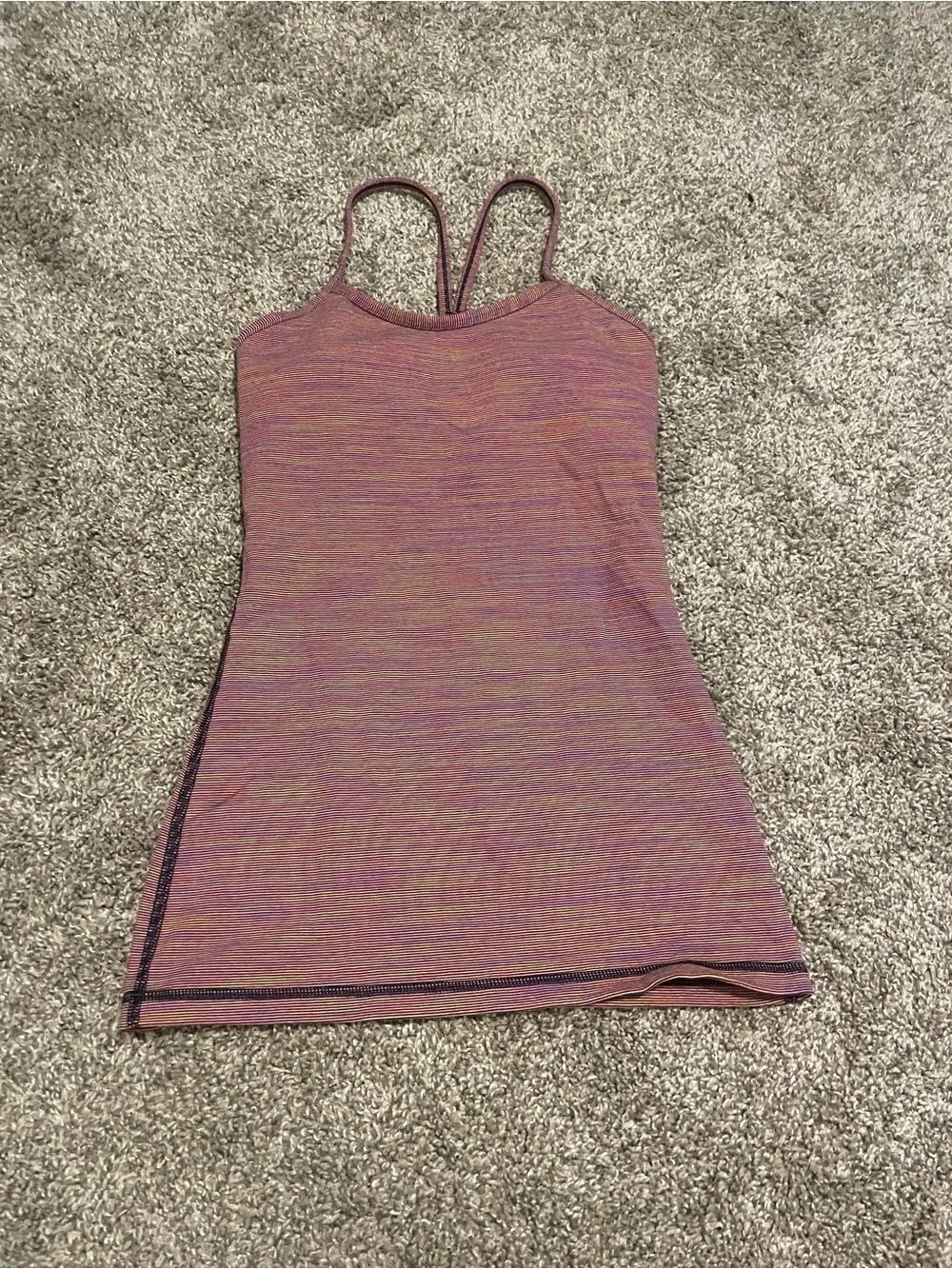 Lululemon Pink Y back Tank Top